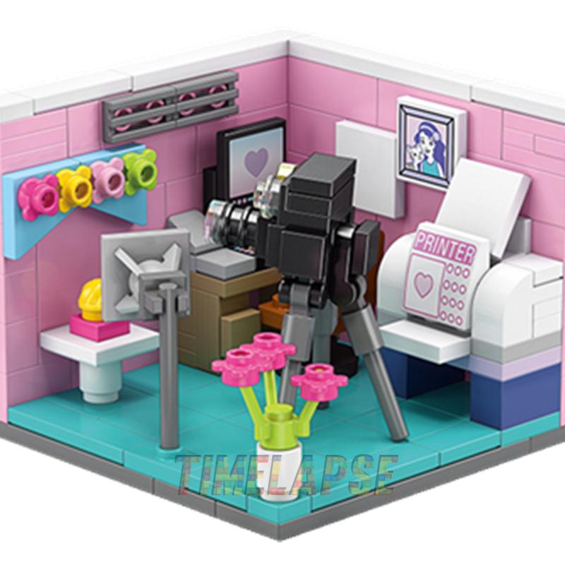 Дом мечты Гоночная машина Доктор Художник Музыкант Ученый Кондитер Оператор Астронавт Строительный комплект Блоки Модель Игрушка