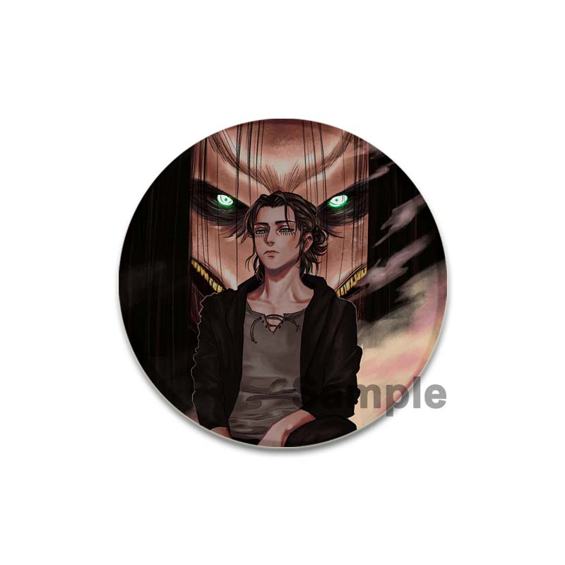 32/44/58 мм Эрен Йегер значки булавка ручная работа брошь для одежды мультфильм косплей значок украшение на рюкзак ювелирные изделия подарок