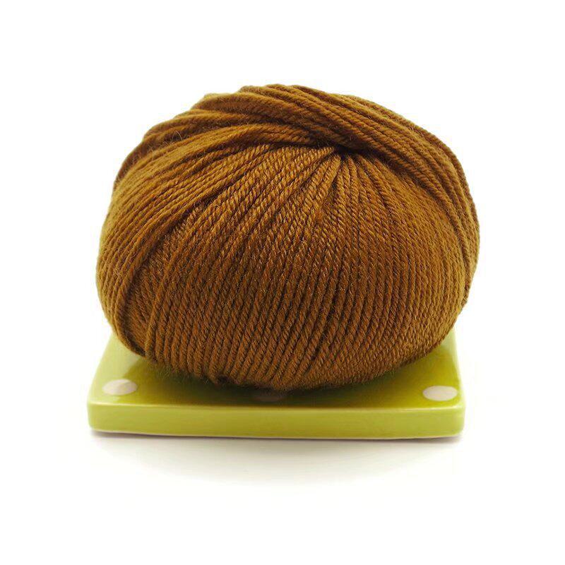 Клубок акриловой пряжи для вязания свитеров, крючков, обуви, тапочек, изделий ручной работы.