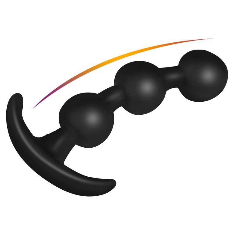 Силиконовые маленькие большие анальные шарики набор анальных пробок носимые анальные пробки простата массаж точки G секс-игрушка для мужчин и женщин