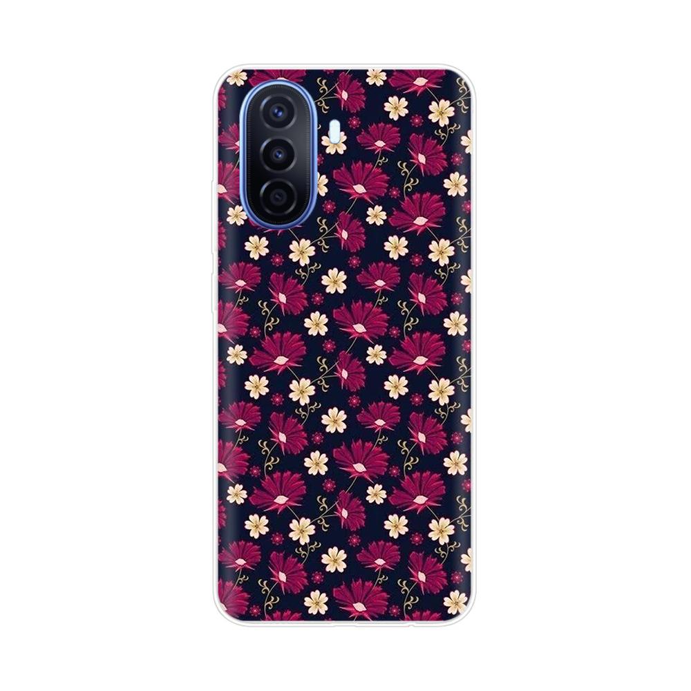 Новый модный чехол с цветами для Huawei Nova Y70 Plus, мягкий тонкий чехол для телефона для Huawei Nova Y70 Y 70 NovaY70, задняя крышка, бампер