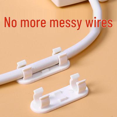 Самоклеящийся органайзер для кабелей: Безударный фиксатор проводов для сетевой маршрутизации