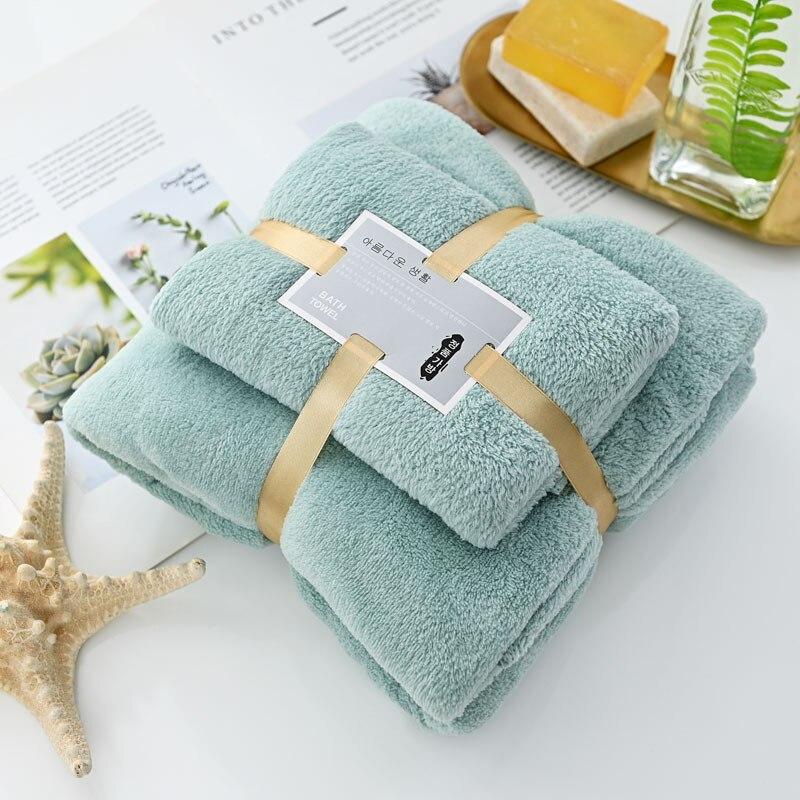 Набор коралловых бархатных полотенец, банное полотенце, домашнее большое размеры, водопоглощающее, быстросохнущее, пляжное, для плавания, аксессуары для ванной комнаты