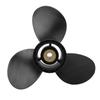 3 Blades Boat Motor Propeller 10 Splines Teeth Right Rotation 10in Pitch Replacement for SUZUKI