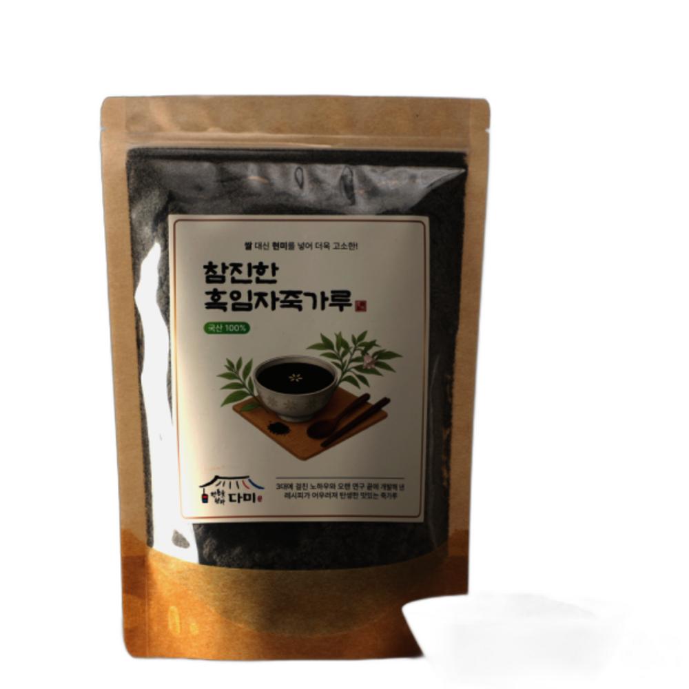 Chamjinhan Black Sesame Porridge Powder Black Sesame Porridge Sunsik 1 pcs 200g Ingredients: may be subject to change at the | 1 pcs 200g