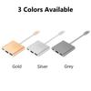 Professional Multi-port Adapter USB-C USB 3.0 USB 3.1 Type C 3 in 1 Hub 4K HDMI