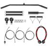 Fitness Lat Pulldown Gym Fitness Equipment Cable Pulley System Arm Strength Training for Home