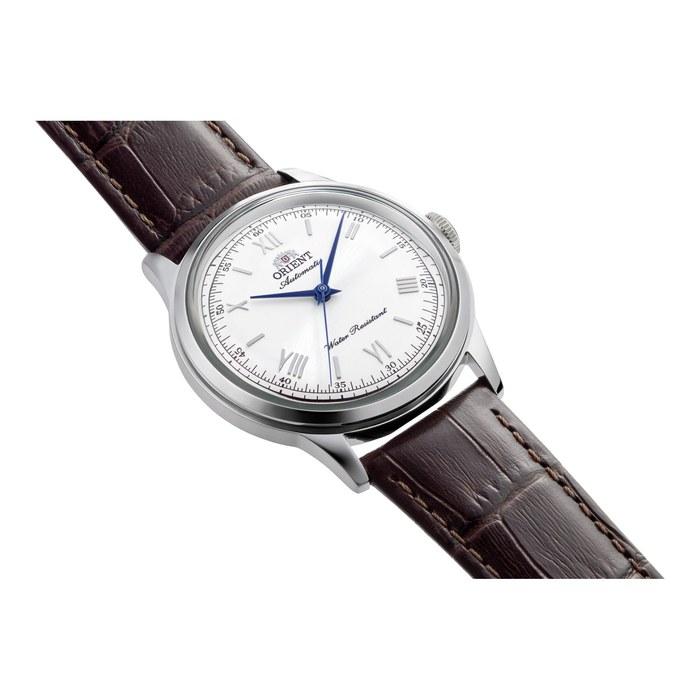Orient Bambino Date-less Automatic/Manual Wind Stainless Steel Dress Watch 38.4mm, White, Unisex.