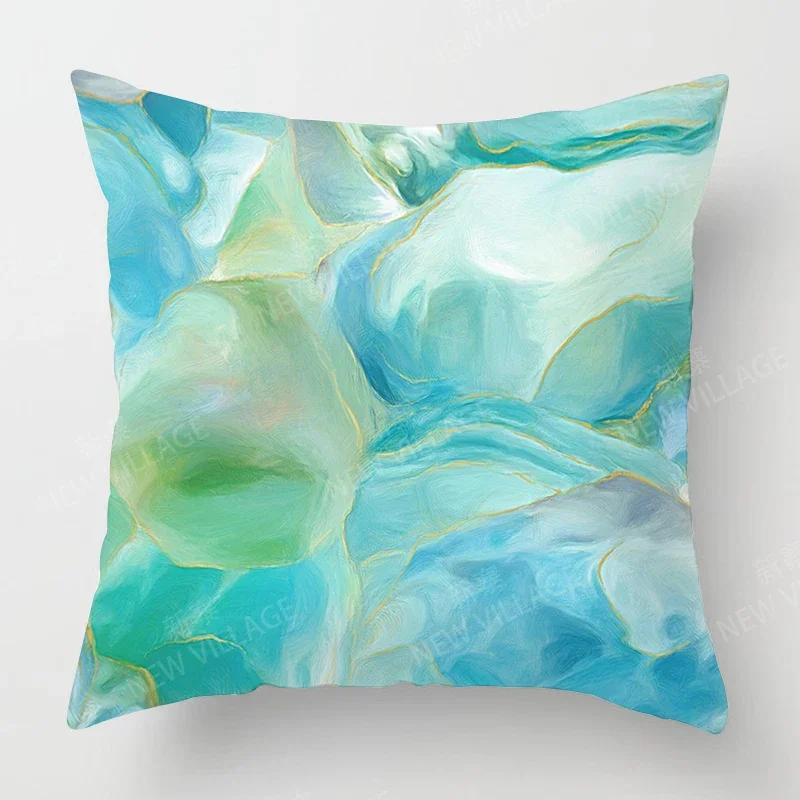 Modern Light Green Abstract Geometric Cushion Cover Home Decor Pillow Cover Sofa Throw Pillow Cover 45x45 40x40 50x50 60x60