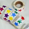 500Pcsroll Colorful Star Reward Sticker Fun Motivationsticker For School Teacher Student Stationery Stickers Kids