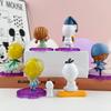 Frozen Figure Set Elsa Anna Olaf Cartoon Collectible Dolls Cake Decor Kids Gift Home Decoration Toy For Kids Gift