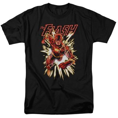 26 Футболка The Flash Glow Лицензированная футболка по комиксам Черная унисекс футболка