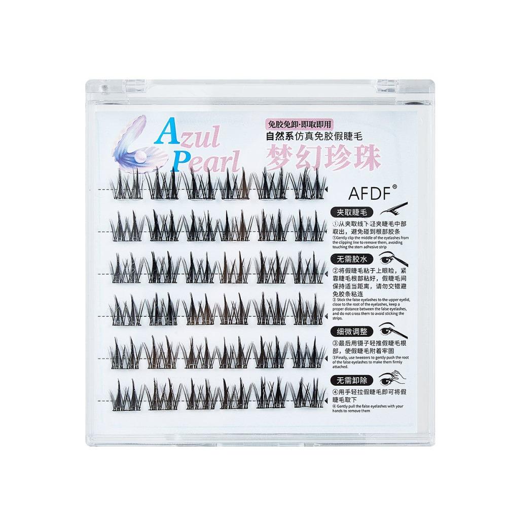 Clusters Self-adhesive False Eyelashes Soft Segmented Eyelashes Bundles  Travel