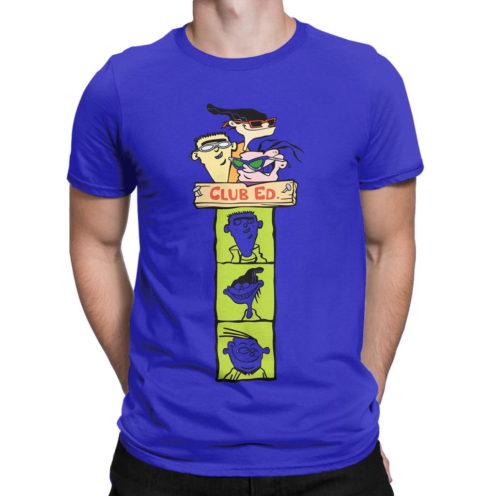 Unisex Tshirts Ededd N Eddy Cartoon Retro Funny Tower Funny 100 Cotton Tee Shirt Short Sleeve T Shirts Crew Neck Clothes New