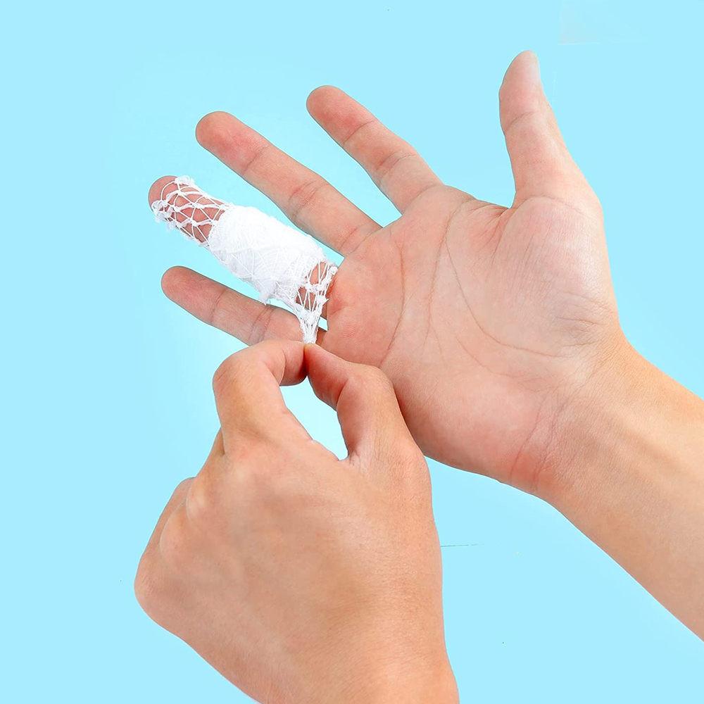 1 рулон сетчатый трубчатый бинт эластичная сетка повязка для ран трубка марля дышащий бинт фиксационная сетка для запястья локтя голени