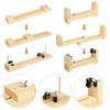 NobleEagle Adjustable Paracord Jig Set for DIY Craft Bracelets Lanyard Weaving Maker Wooden Frame Braiding Tool Kit