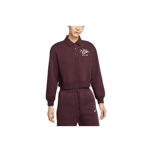 Nike Женская толстовка-поло с длинным рукавом