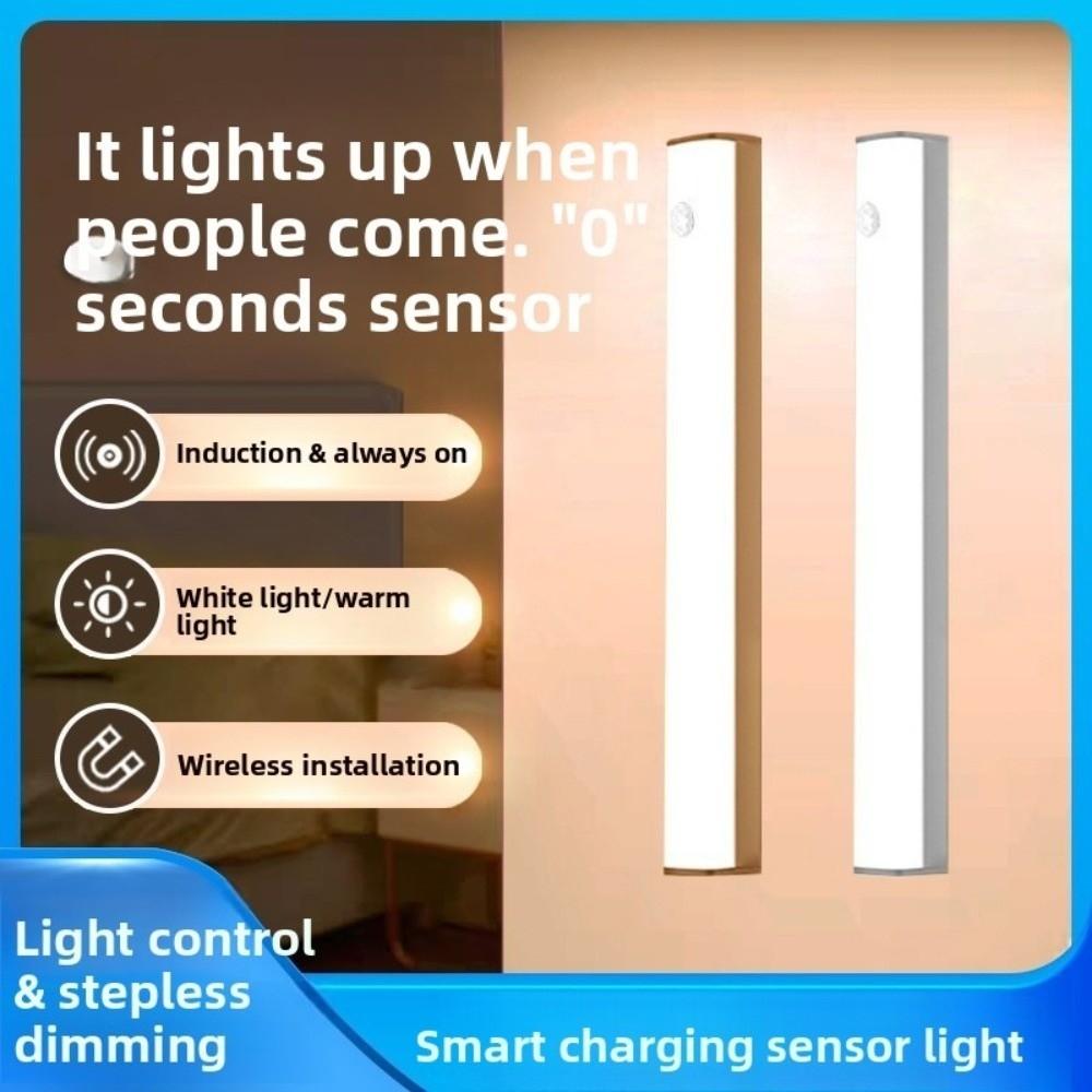 USB Charging LED Lamp Intelligent Magnetic Wardrobe Light New Human Body Induction Light Strip