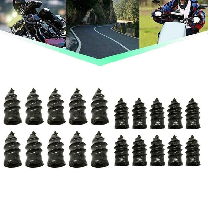 20 шт. резиновых гвоздей для ремонта шин, инструменты для экстренного ремонта спущенных шин, внедорожные шины, резиновые самодельные заплатки для дома и автомобиля