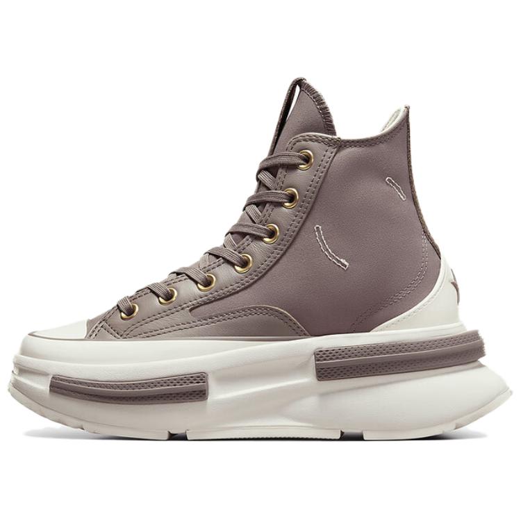 Converse CHUCK TAYLOR модные универсальные нескользящие прочные высокие кеды для скейтбординга унисекс коричневые