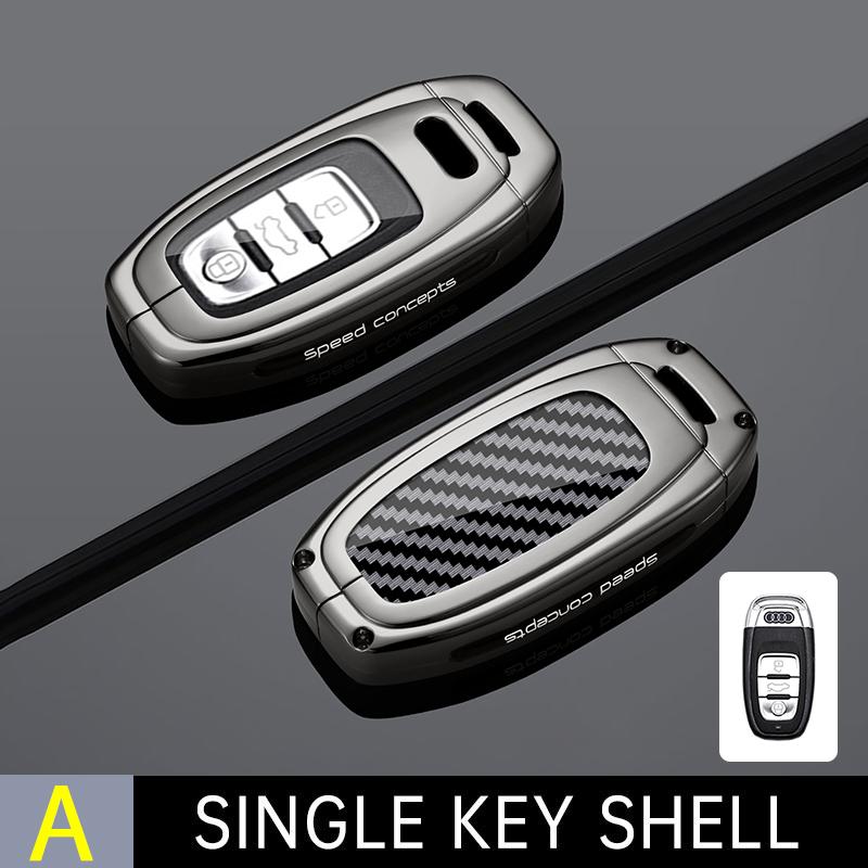 Zinc alloy Car Remote Key Case Cover Shell for A5 A6 C7 A7 A8 Q3Q5 Q7 S4S6 S7 S8 R8 TT A1 A3 8V A4 B8 B9 Holder Accessories