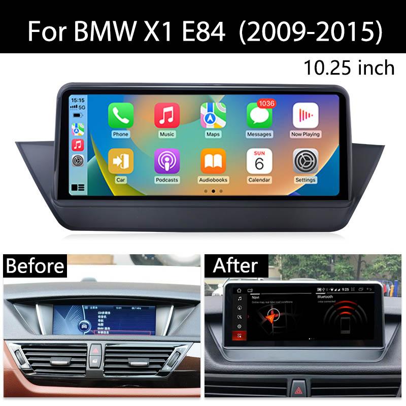 10,25-дюймовый автомобильный радиоприемник для BMW X1 E84 2009-2015 CIC 2 Din Android 12 беспроводной CarPlay Android Auto мультимедийный плеер автомобильная стереосистема