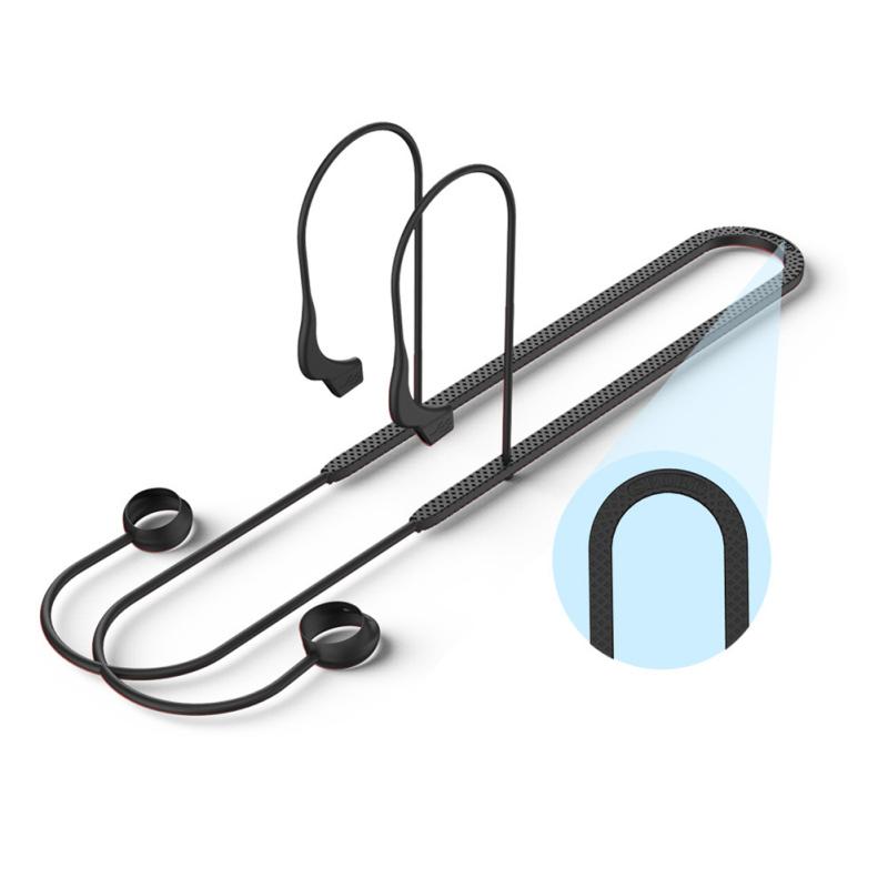 Мягкий силиконовый ремешок с защитой от потери, подвесной шейный ремешок для гарнитуры, совместимый для Samsung Galaxy Buds