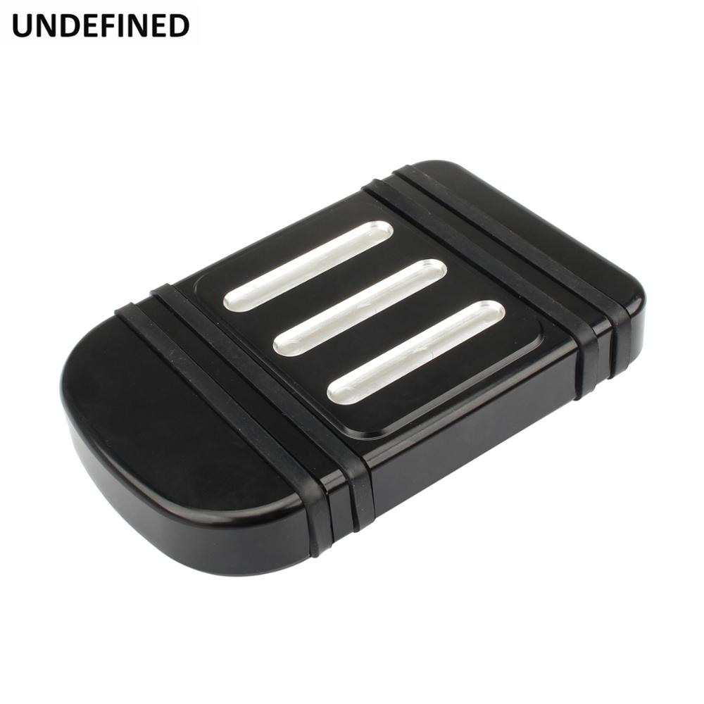 Накладка на педаль тормоза с ЧПУ, большие подножки, подушечки для Harley Touring Road King Electra Street Glide Softail Fat Boy Dyna FLD Trike