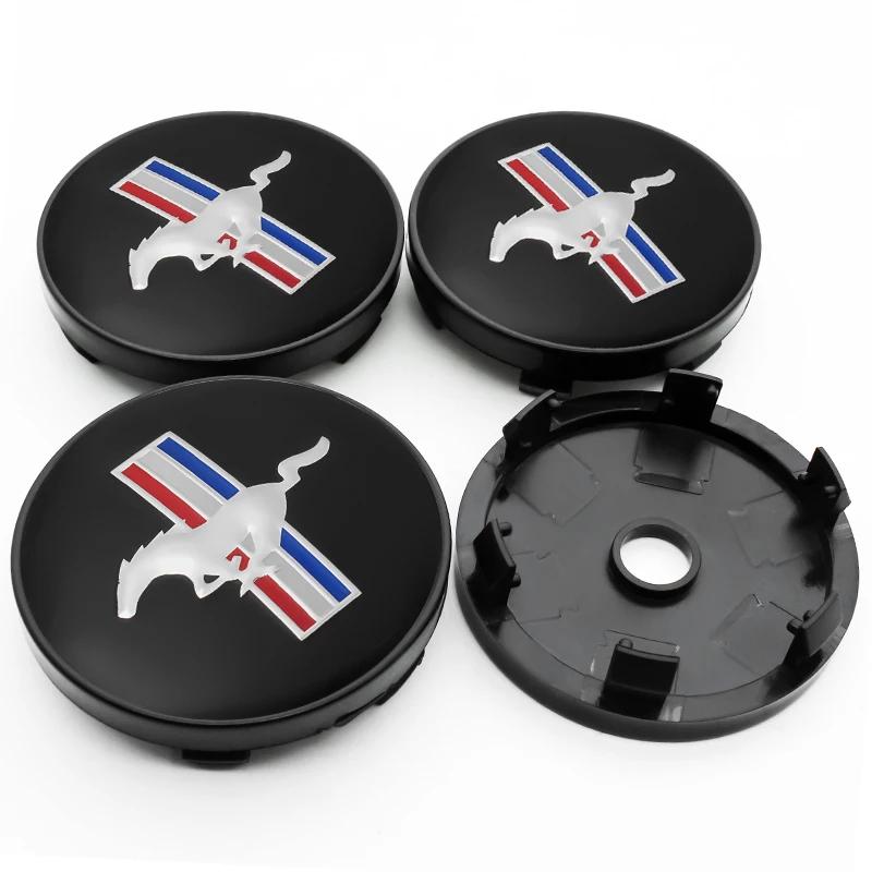 4pcs 60mm Car Wheel Center Hub Cap Auto Rim Covers Emblem Badge For Ford Focus Fiesta Mondeo Ranger Kuga Mustang ST Accessories