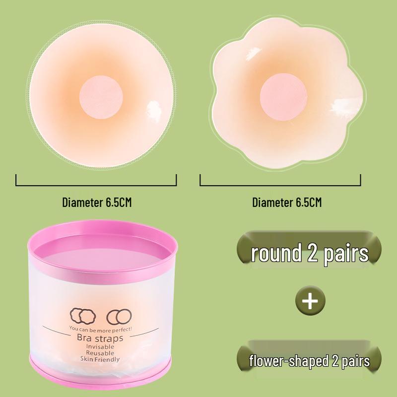Silicone Nipple Covers: Invisible, Waterproof, Anti-Slip Petals for Small/Large Busts - Prevents Wardrobe Malfunctions