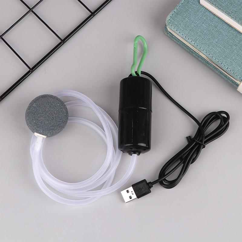 Аквариумный Usb воздушный насос для аквариума, бесшумный воздушный компрессор для аквариума, портативный мини-оксигенатор, кислородный аэратор, аксессуары для аквариума