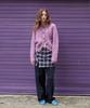 Murmure Pra Low Slit Check Skirt_Pra Skirt