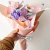1 Set Pipe Wire Cleaners Crafts Flexible Bendable Stems Colorful Chenille Bouquet DIY Tulip Making Kit