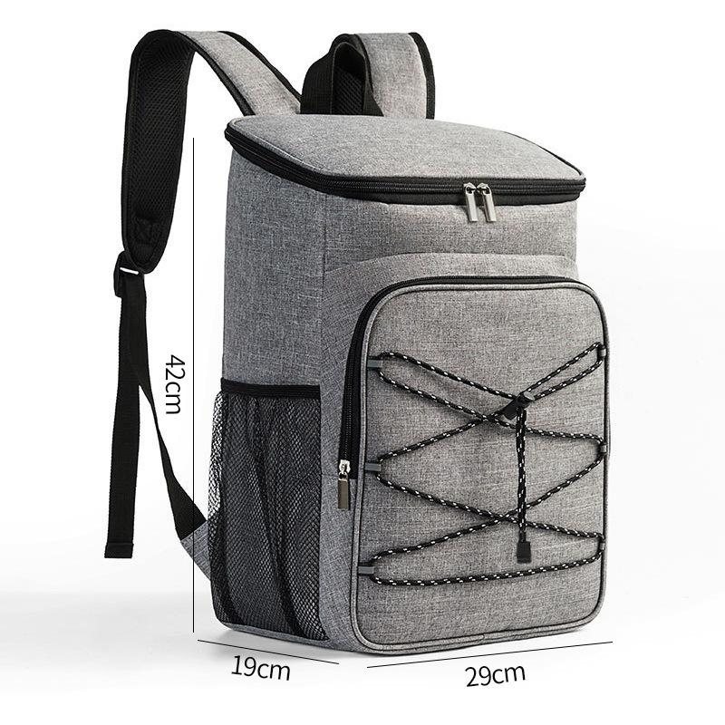 Insulated Backpack - Oxford Cloth Insulated Bag Large Capacity Outdoor Picnic Insulated Backpack Travel Beer Cooler Bag