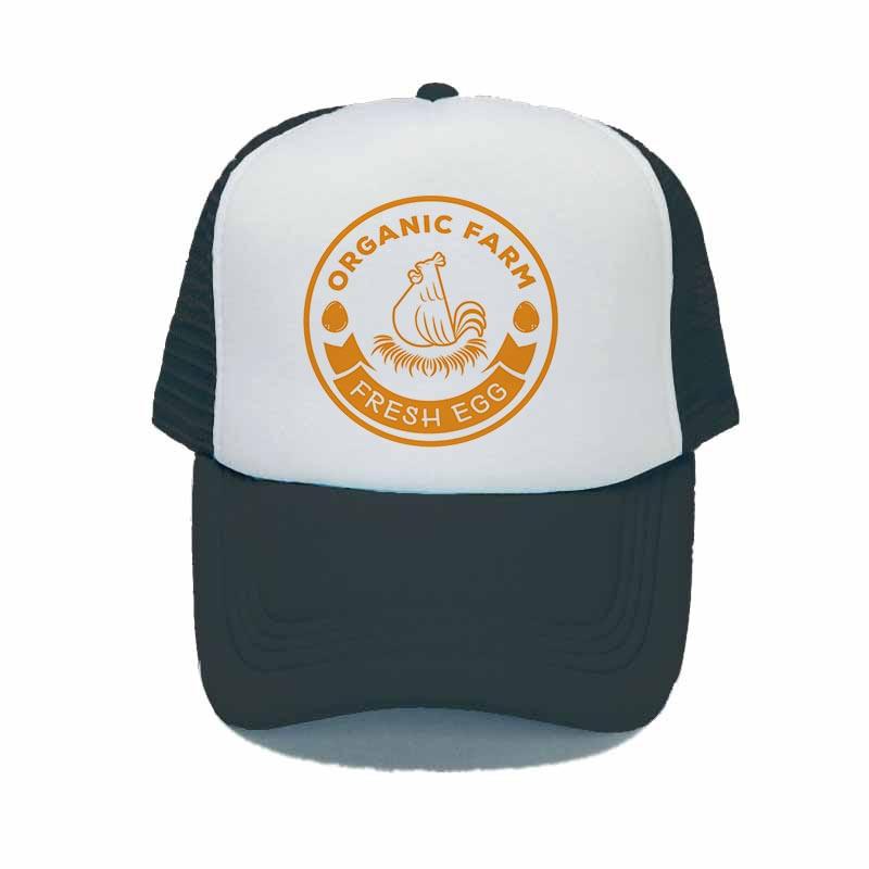 Organic Farm Fresh Eggs Truck Hat Kaszkiet Poultry Farm Hennery Hip Hop Hunting Cap For Farmers Advertising Snapback Caps YY322