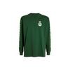 X Harrods Collaboration FW21 Christmas Capsule Logo Print Crew Neck Long Sleeve T-Shirt Men Tops Green PAL-FW21-386