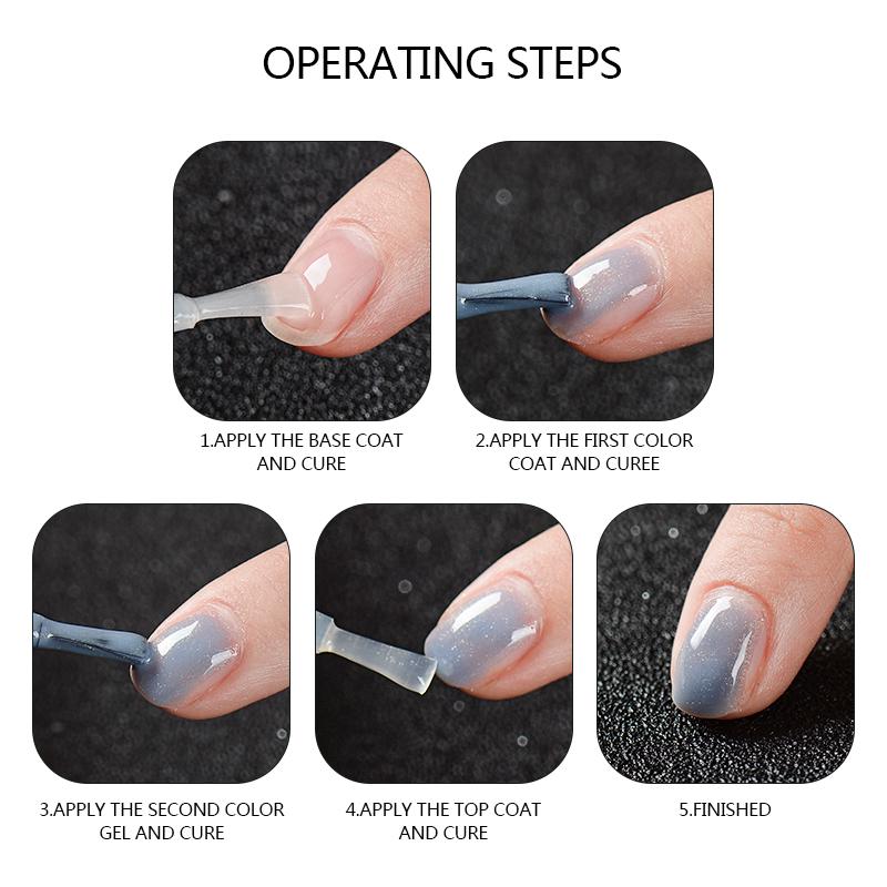 RBAN NAIL 7 мл 12 цветов УФ-светодиодный гель с золотыми блестками Soak-Off УФ-полуперманентный лак-лак