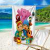 Ultra-Soft Beach Towel with Pocoyo Theme,Ideal for Pool - Camping, Diving - Perfect Travel Essential, Vibrant Beach Towel.