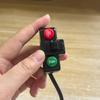 3-в-1 Тумблер для скутера Универсальный переключатель управления фарой, звуковым сигналом и указателями поворота для электровелосипеда Аксессуары для скутера