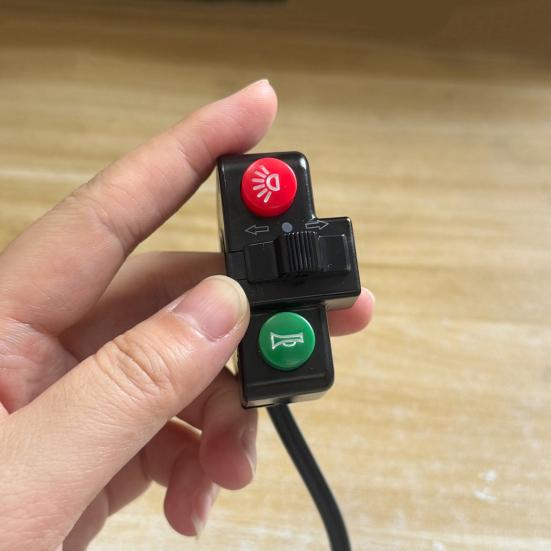 3-в-1 Тумблер для скутера Универсальный переключатель управления фарой, звуковым сигналом и указателями поворота для электровелосипеда Аксессуары для скутера