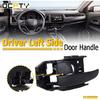 OCPTY Door Handle Interior Driver Left Side Replacement fit 2001-2006 for Hyundai Elantra Inside Door Handle Black