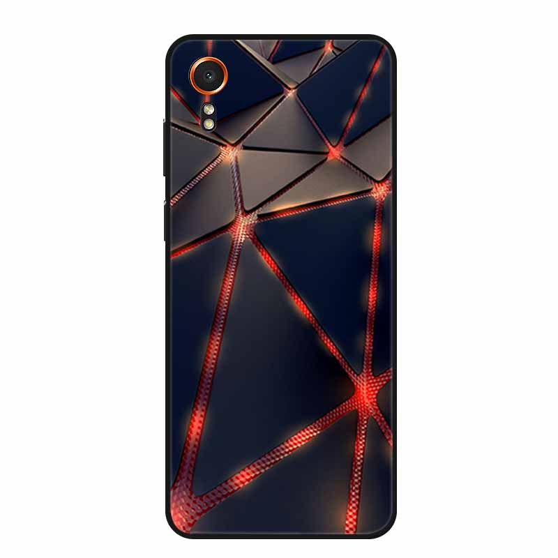 For Samsung Galaxy Xcover7 Case Black Silicone Soft Back Cover Case For Samsung Xcover 7 Phone Case Cover X Cover 7 6.6" Funda
