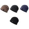 2023 Мужская и женская зимняя теплая шапка Skullies, вязаная однотонная повседневная брендовая мягкая вязаная шапка, бархатная шапка, модная шапка из хеджирования