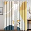 Abstract Geometric Design Art Modern Simplicity Free Shipping Thin 2 Panels Curtains for Living Room Bedroom Window Drape Decor