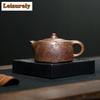 280 мл Изысканные Исинские Фиолетовые Глиняные Чайники Ручной Работы Сливовый Цвет Городской Пейзаж Сырая Глина Агилавуд Глиняный Чайник С Ситечком Цзыша Чай