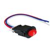 ECOTECT Motorcycle Hazard Switch, General Purpose DC 12 V Car, Rear Included, ON-OFF Push Type (1 Piece)