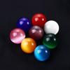 Ball Colorful Marble Games Cat's Eye Stone Glass Marbles Colorful Cat Eye Sphere Glass Ball Toys