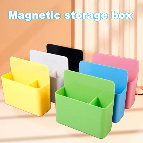 Магнитный держатель для ручек большой емкости для карандашей маркеров многофункциональный стеллаж для хранения на холодильнике офис