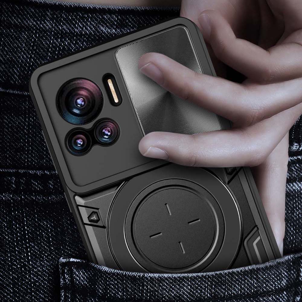 Чехол Magsafe Magnetic Camera Protection Case для Motorola Moto Edge 40 30 Neo Ultra Fusion Armor Hybrid Metal Ring Back Cover