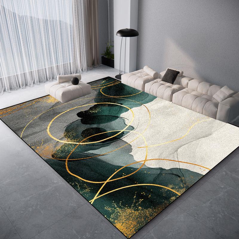 Modern Light Luxury Carpet Living Room Geometric Decoration Home Large Area Rugs 200x300 Bedroom Sofa Soft Non-slip Mat Washable